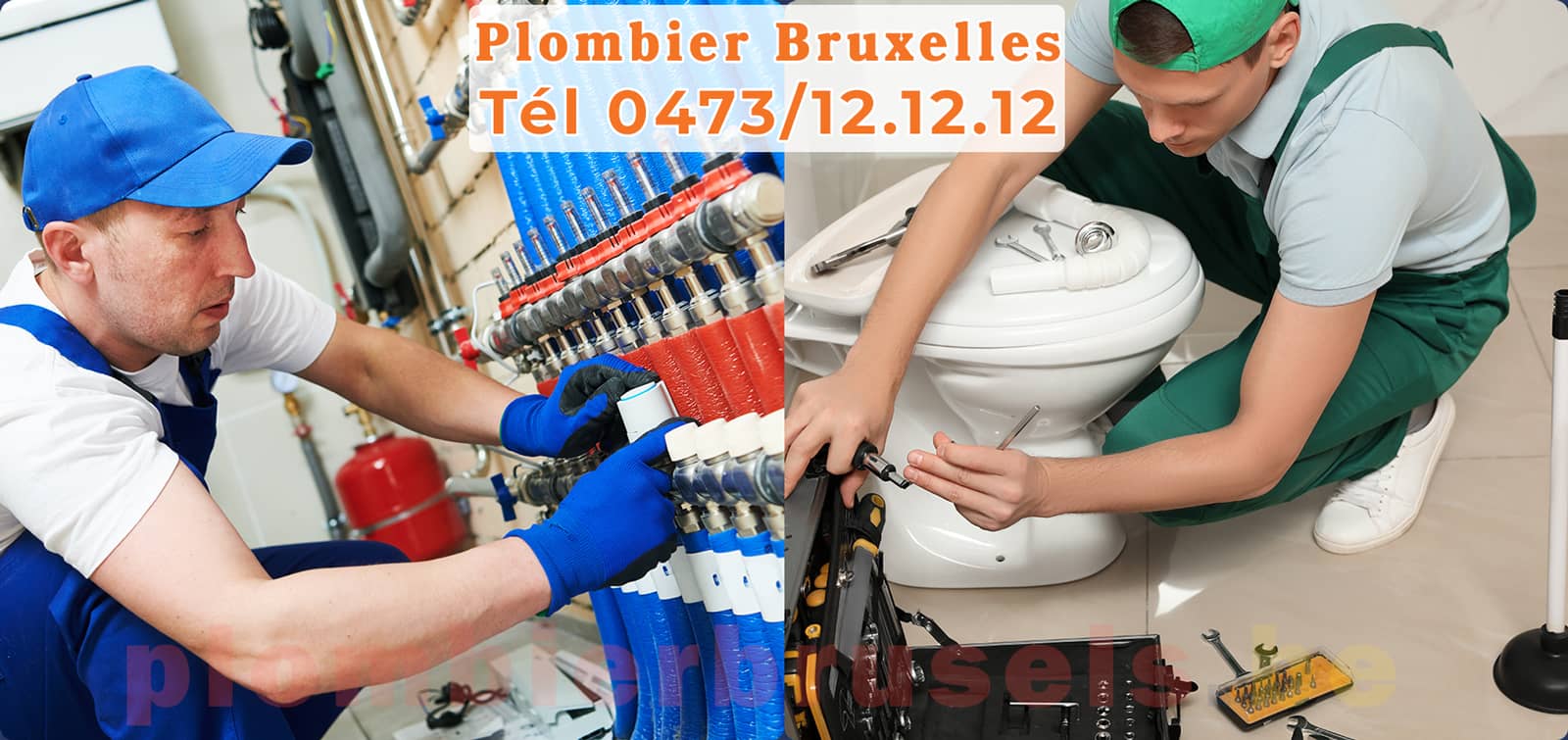 Plombier Bruxelles service de Plomberie tél 0473/12.12.12