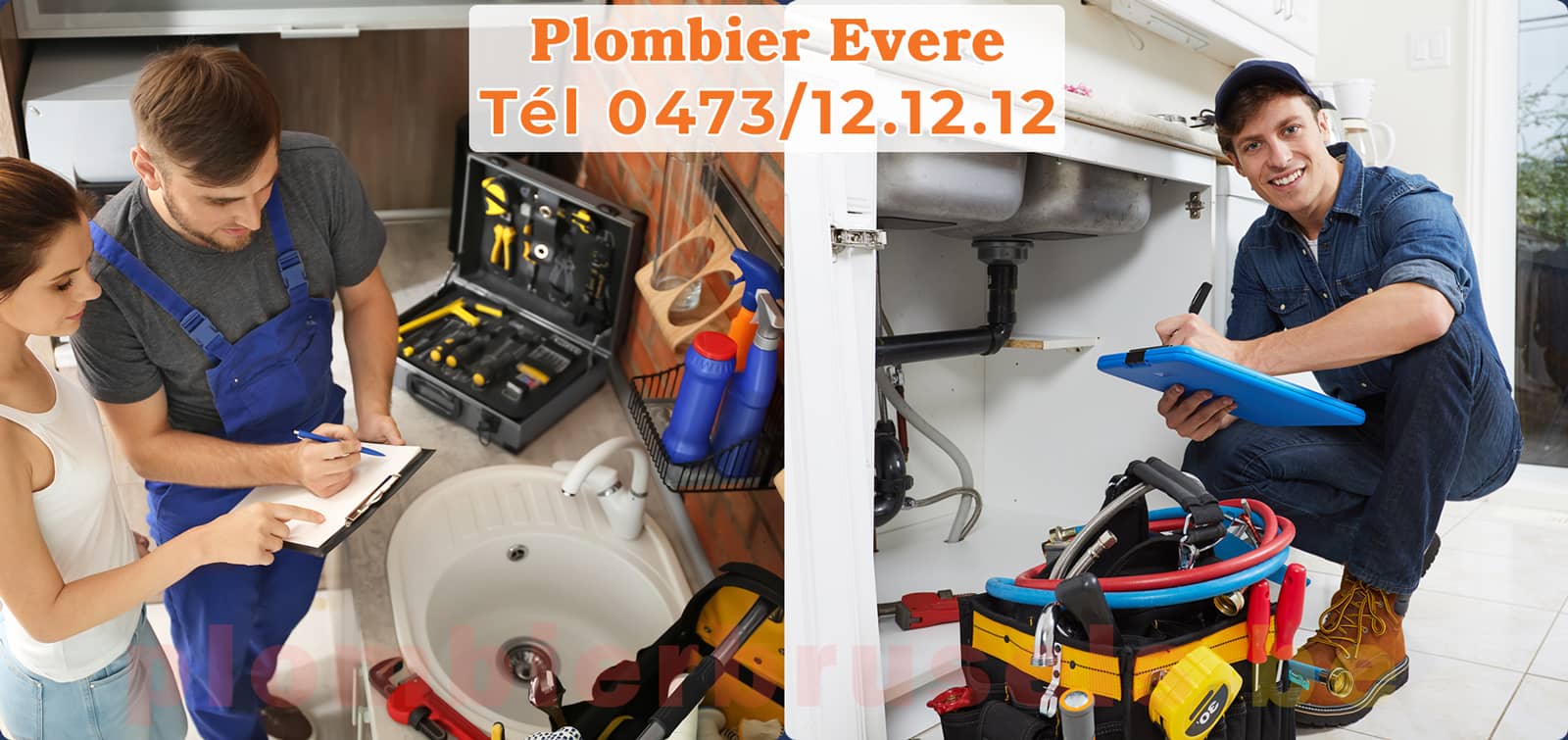 Plombier Evere service de Plomberie tél 0473/12.12.12