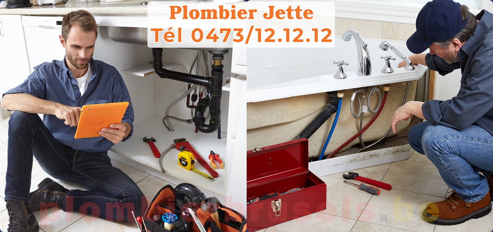 Plombier Jette service de Plomberie tél 0473/12.12.12