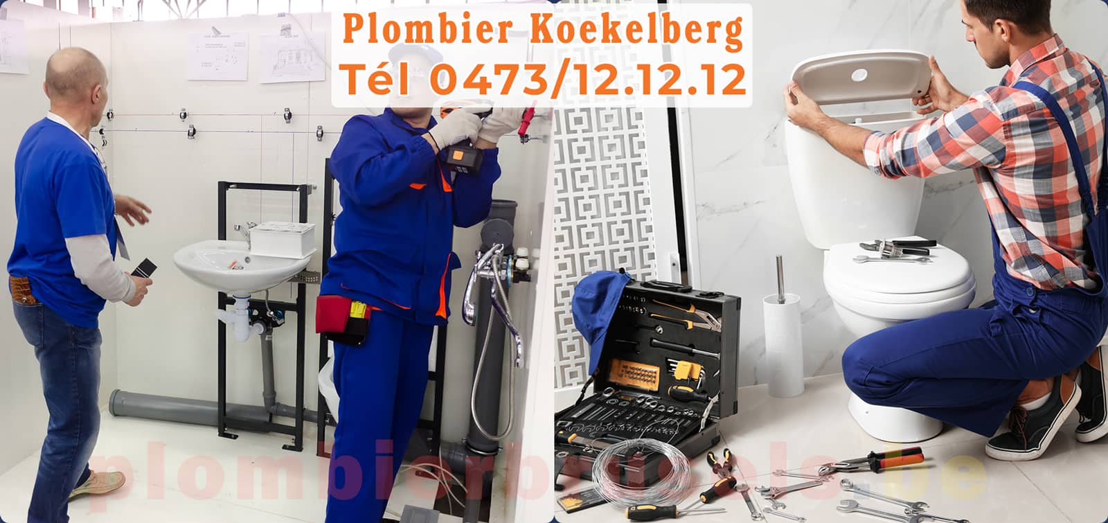 Plombier Koekelberg service de Plomberie tél 0473/12.12.12