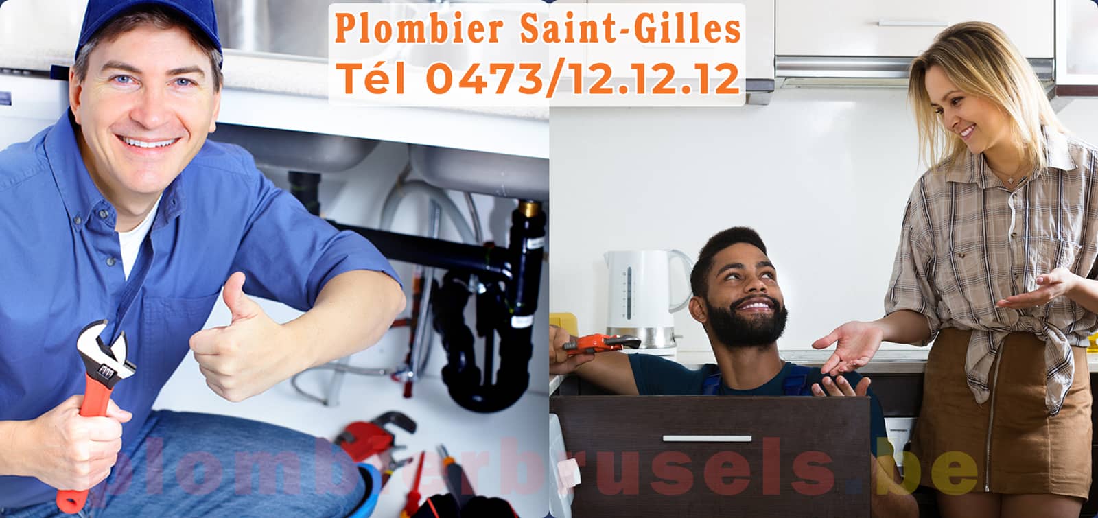 Plombier Saint-Gilles service de Plomberie tél 0473/12.12.12