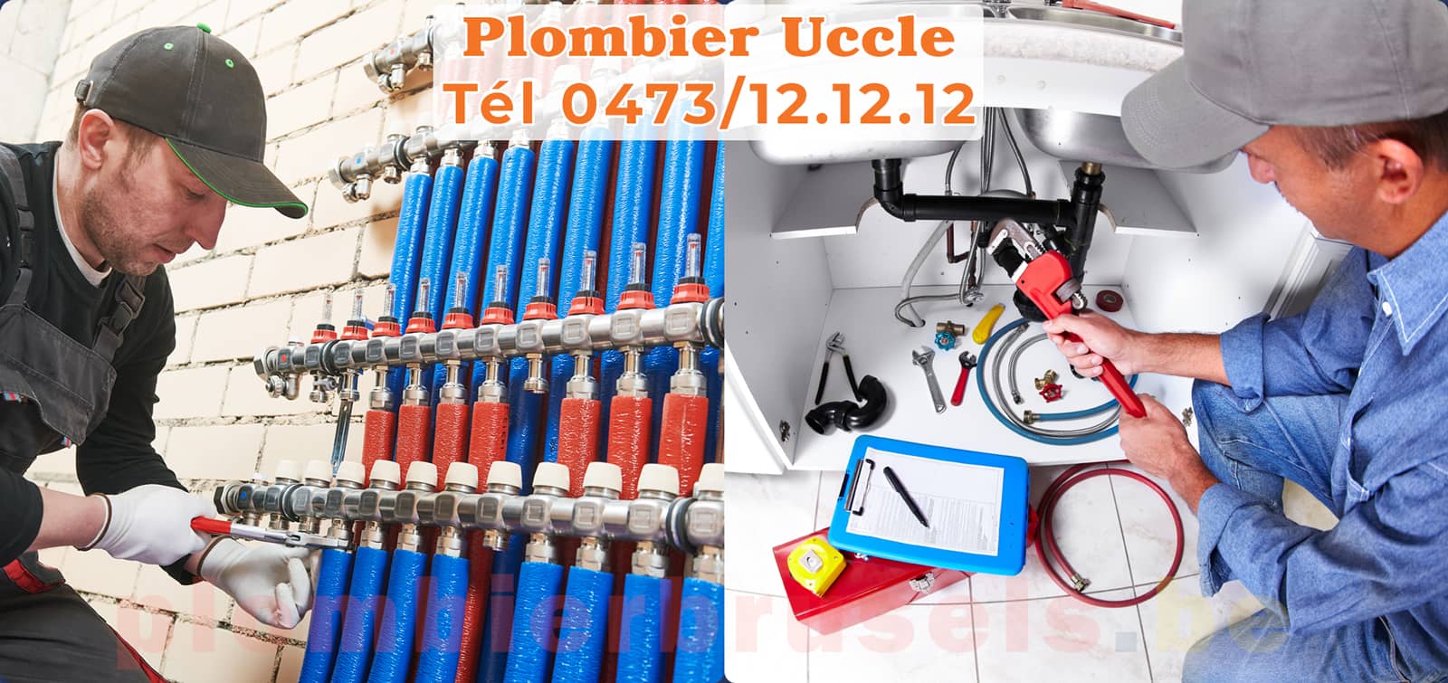 Plombier Uccle service de Plomberie tél 0473/12.12.12